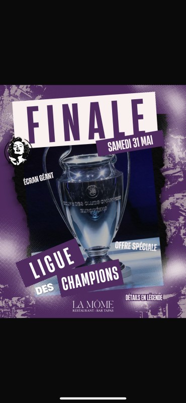  Restaurant  à colomiers avec diffusion de match de foot rugby, Roland-Garros, et tout Sport lors de grosse compétition dans votre bar à La Mome colomiers 